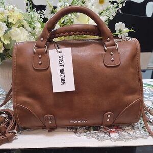 Steve Madden Tan Satchel Bag